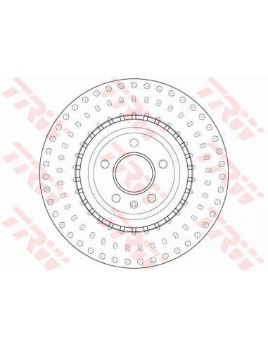 Disco de freno Trw DF6149S - TRW DISCO FRENO PROEQUIP