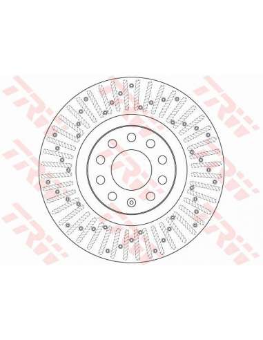 Disco de freno Trw DF6189S - TRW DISCO FRENO PROEQUIP