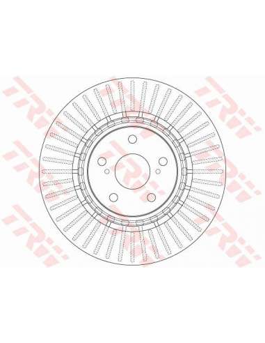 Disco de freno Trw DF6265 - TRW JGO DISCOS FRENO PROEQUIP