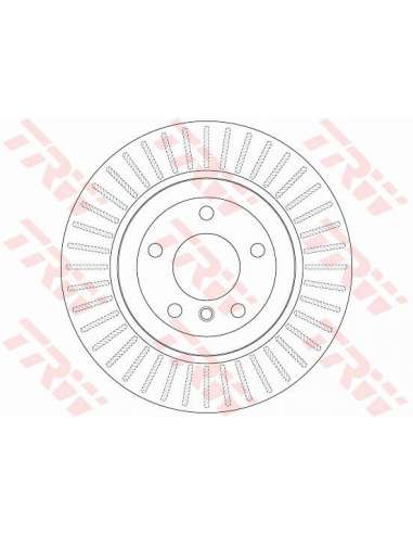 Disco de freno Trw DF6299 - TRW JGO DISCOS FRENO PROEQUIP