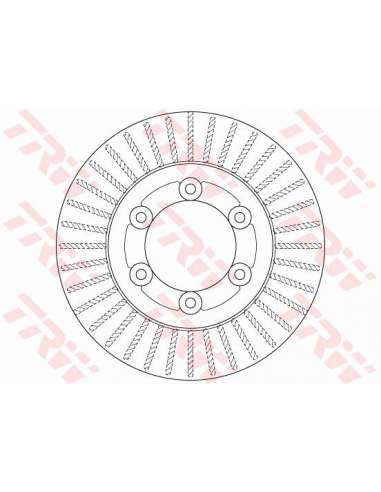 Disco de freno Trw DF6487 - TRW JGO DISCOS FRENO PROEQUIP