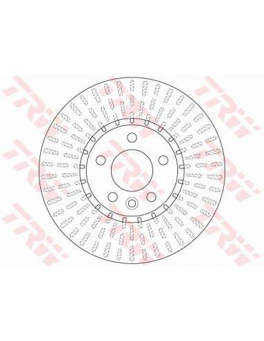 Disco de freno Trw DF6499S - TRW DISCO FRENO PROEQUIP