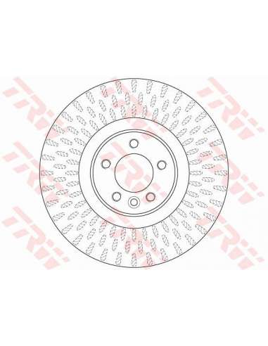 Disco de freno Trw DF6508S - TRW DISCO FRENO PROEQUIP