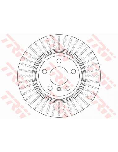 Disco de freno Trw DF6512S - TRW DISCO FRENO PROEQUIP