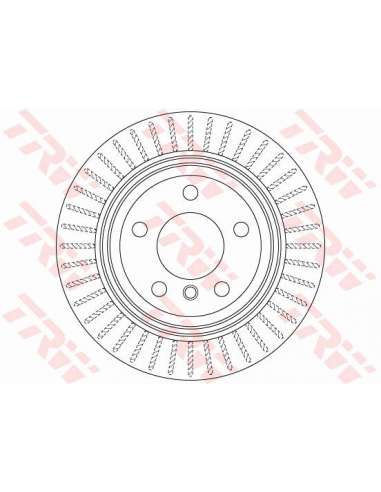 Disco de freno Trw DF6513S - TRW DISCO FRENO PROEQUIP