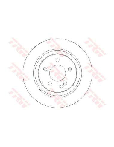 Disco de freno Trw DF6788S - TRW DISCO FRENO PROEQUIP