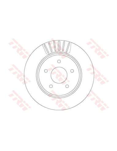 Disco de freno Trw DF6789 - TRW JGO DISCOS FRENO PROEQUIP