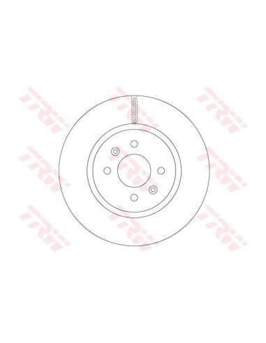 Disco de freno Trw DF6842 - TRW JGO DISCOS FRENO PROEQUIP