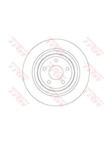 Disco de freno Trw DF6872 - TRW JGO DISCOS FRENO PROEQUIP