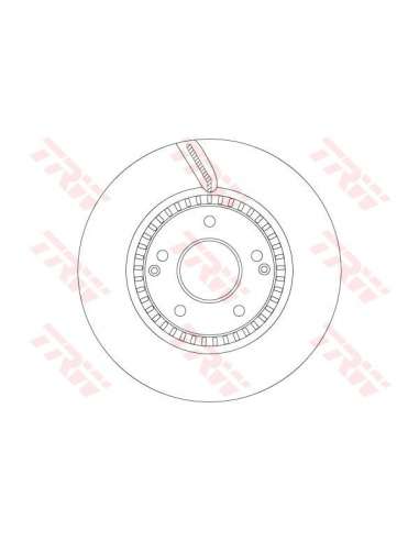 Disco de freno Trw DF6883S - TRW DISCO FRENO PROEQUIP