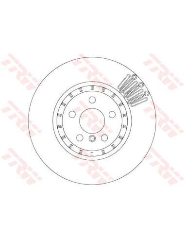 Disco de freno Trw DF6892S - TRW DISCO FRENO PROEQUIP