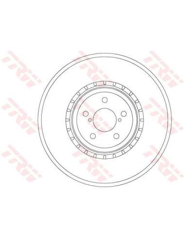 Disco de freno Trw DF6923S - TRW DISCO FRENO PROEQUIP