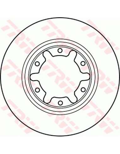 Disco de freno Trw DF7305S - TRW DISCO FRENO PROEQUIP