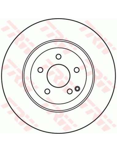 Disco de freno Trw DF7351S - TRW DISCO FRENO PROEQUIP