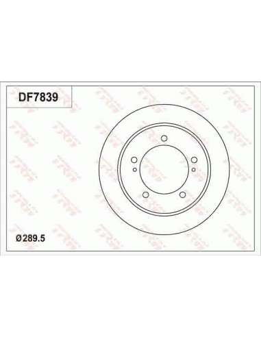 Disco de freno Trw DF7839 - TRW JGO DISCOS FRENO PROEQUIP