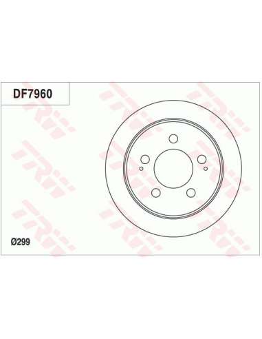 Disco de freno Trw DF7960 - TRW JGO DISCOS FRENO PROEQUIP