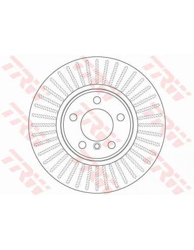 Disco de freno Trw DF8050 - TRW JGO DISCOS FRENO PROEQUIP