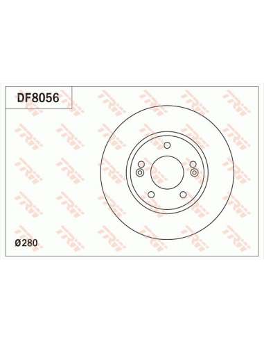 Disco de freno Trw DF8056 - TRW JGO DISCOS FRENO PROEQUIP