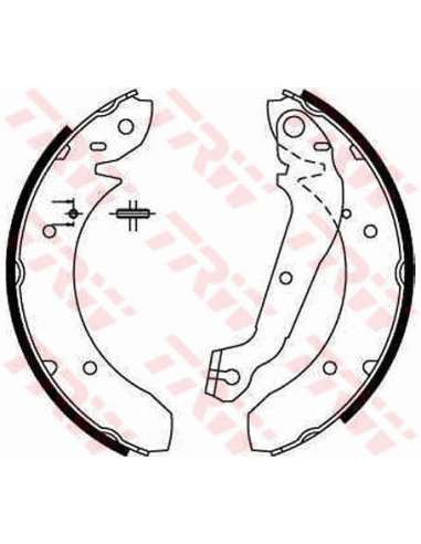 Juego de zapatas de frenos Trw GS6166 - ZAPATAS DE FRENO Brake Kit