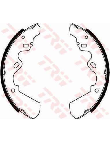 Juego de zapatas de frenos Trw GS6204 - ZAPATAS DE FRENO Brake Kit