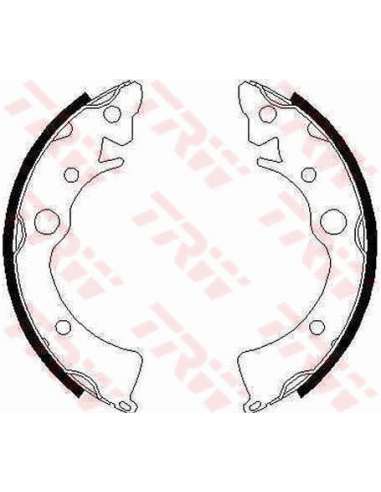 Juego de zapatas de frenos Trw GS6210 - ZAPATAS DE FRENO Brake Kit