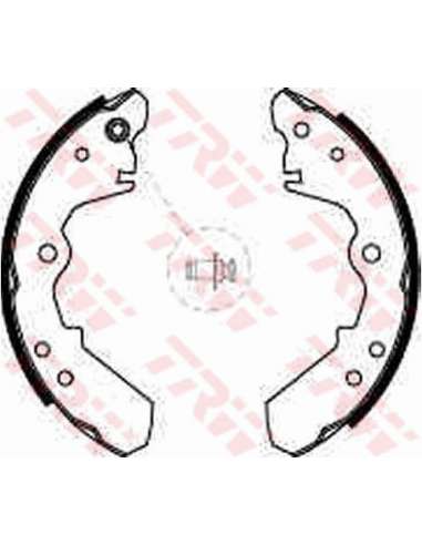 Juego de zapatas de frenos Trw GS6245 - ZAPATAS DE FRENO Brake Kit