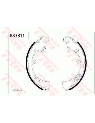 Juego de zapatas de frenos Trw GS7811 - ZAPATAS DE FRENO Brake Kit
