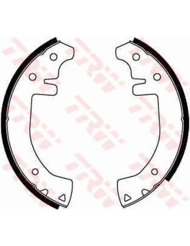 Juego de zapatas de frenos Trw GS8018 - ZAPATAS DE FRENO Brake Kit