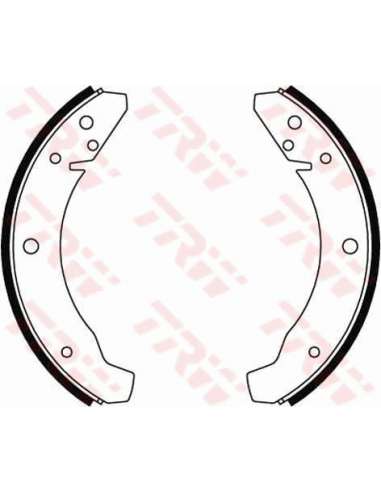 Juego de zapatas de frenos Trw GS8025 - ZAPATAS DE FRENO Brake Kit