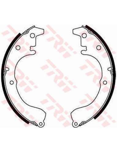 Juego de zapatas de frenos Trw GS8046 - ZAPATAS DE FRENO Brake Kit