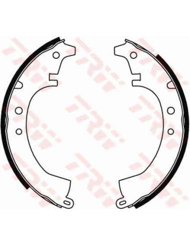 Juego de zapatas de frenos Trw GS8047 - ZAPATAS DE FRENO Brake Kit