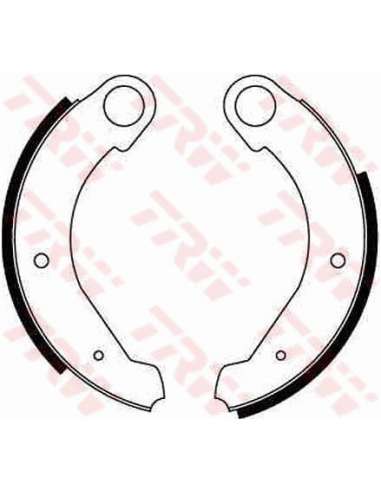 Juego de zapatas de frenos Trw GS8053 - ZAPATAS DE FRENO Brake Kit
