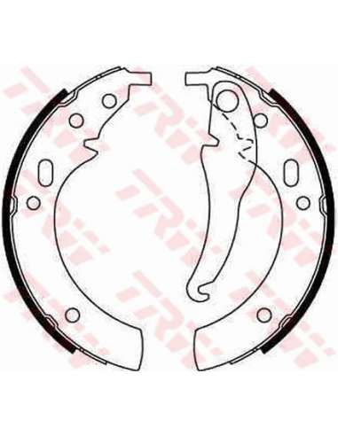 Juego de zapatas de frenos Trw GS8094 - ZAPATAS DE FRENO Brake Kit