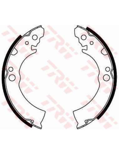 Juego de zapatas de frenos Trw GS8157 - ZAPATAS DE FRENO Brake Kit