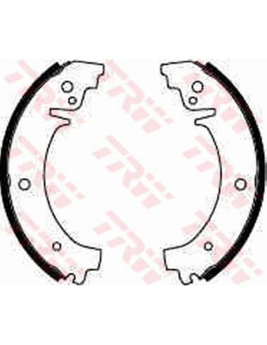 Juego de zapatas de frenos Trw GS8164 - ZAPATAS DE FRENO FRENO Brake Kit
