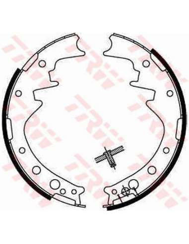 Juego de zapatas de frenos Trw GS8170 - ZAPATAS DE FRENO Brake Kit