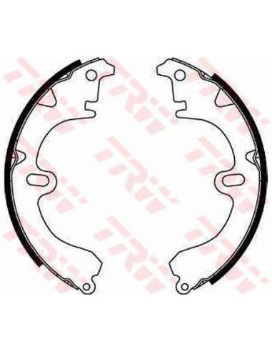 Juego de zapatas de frenos Trw GS8181 - ZAPATAS DE FRENO Brake Kit