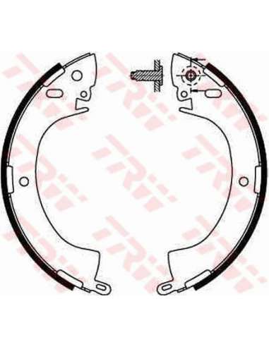 Juego de zapatas de frenos Trw GS8185 - ZAPATAS DE FRENO Brake Kit