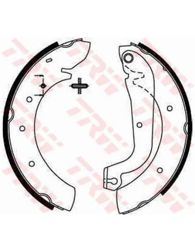 Juego de zapatas de frenos Trw GS8207 - ZAPATAS DE FRENO Brake Kit