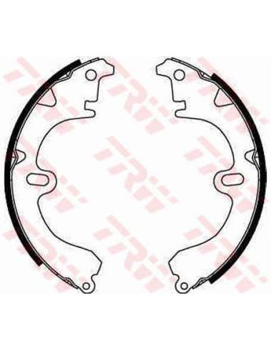 Juego de zapatas de frenos Trw GS8224 - ZAPATAS DE FRENO Brake Kit
