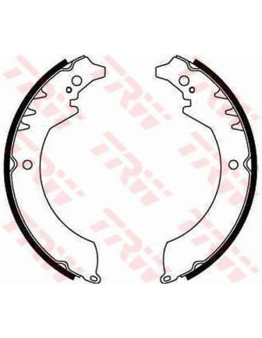 Juego de zapatas de frenos Trw GS8251 - ZAPATAS DE FRENO Brake Kit