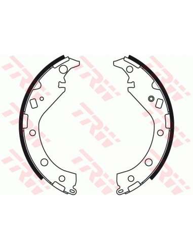 Juego de zapatas de frenos Trw GS8492 - ZAPATAS DE FRENO Brake Kit