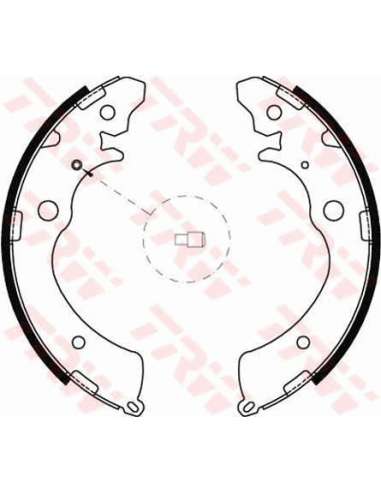 Juego de zapatas de frenos Trw GS8493 - ZAPATAS DE FRENO FRENO Brake Kit