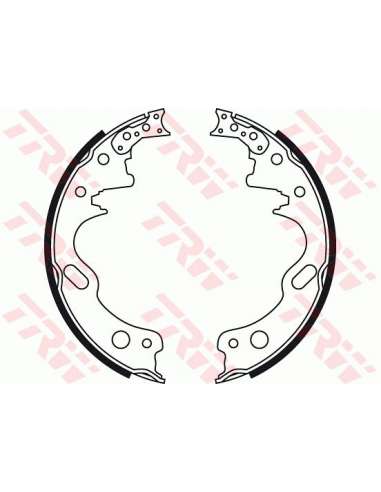 Juego de zapatas de frenos Trw GS8499 - ZAPATAS DE FRENO Brake Kit