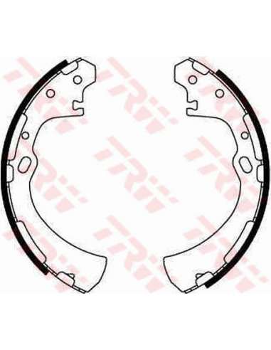 Juego de zapatas de frenos Trw GS8512 - ZAPATAS DE FRENO Brake Kit