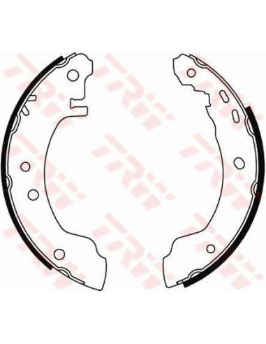 Juego de zapatas de frenos Trw GS8529 - ZAPATAS DE FRENO Brake Kit