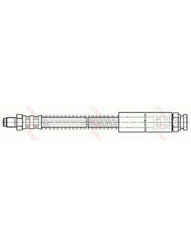 Tubo flexible de frenos Trw PHB185 - LATIGUILLO