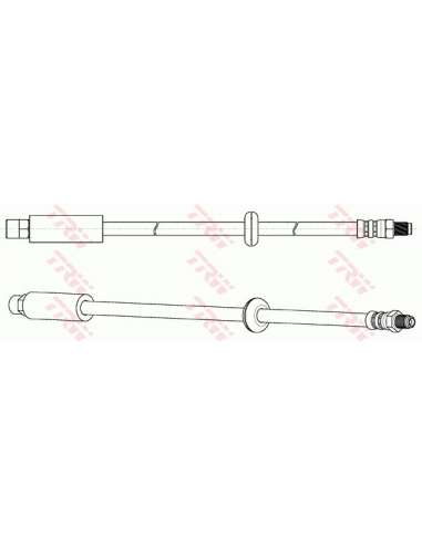 Tubo flexible de frenos Trw PHB213 - LATIGUILLO
