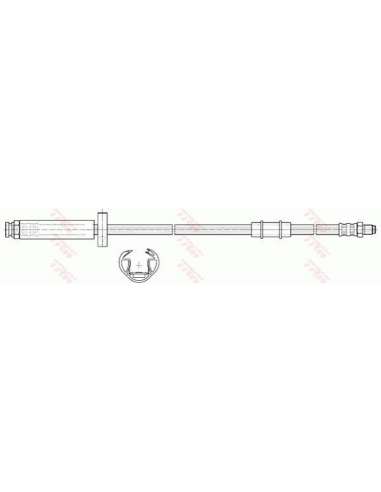 Tubo flexible de frenos Trw PHB214 - LATIGUILLO