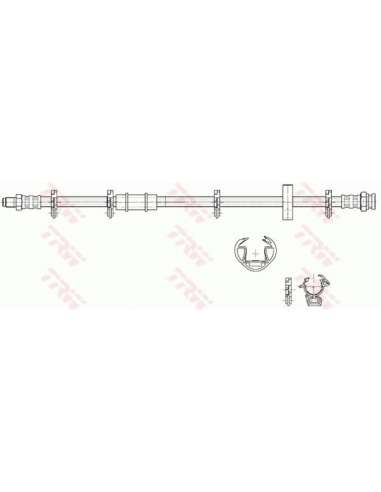Tubo flexible de frenos Trw PHB217 - LATIGUILLO
